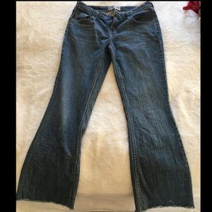 Levi bootcut jeans!
